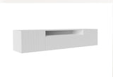 LENONA TV asztal, 200x42x41, fehér -  - 0