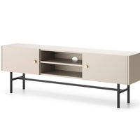 DIMANO TV asztal, 155x52x35, krém -  - 0
