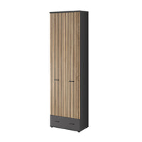 SMARCO szekrény, 60x203x32, antracit/tölgy artisan -  - 0