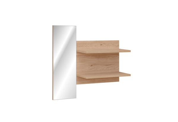 PETROL tükör, 90x90x28, hickory jackson/fekete -  - 0