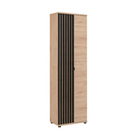PETROL szekrény, 60x202x35, hickory jackson/fekete -  - 0