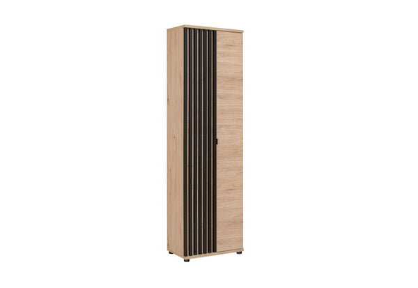 PETROL szekrény, 60x202x35, hickory jackson/fekete -  - 0