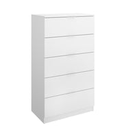LAGOS magas komód, 60,2x109,7x39, fehér -  - 0