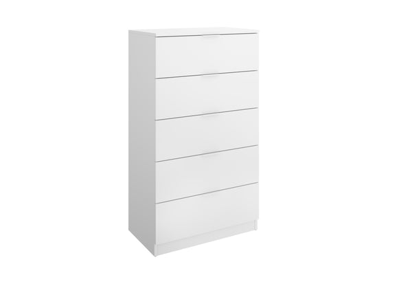 LAGOS magas komód, 60,2x109,7x39, fehér -  - 0