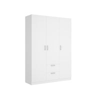 MAXIS 2 ruhásszekrény, 150x215x52, fehér -  - 0