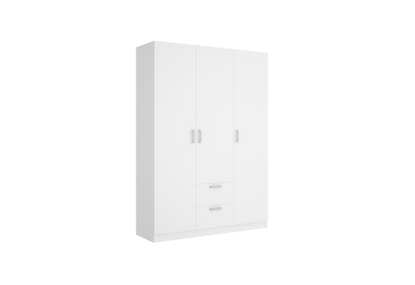 MAXIS 2 ruhásszekrény, 150x215x52, fehér -  - 0