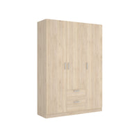 MAXIS 2 ruhásszekrény, 150x215x52, természetes -  - 0