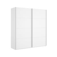SLIDO 2 ruhásszekrény, 180x204x65, fehér fényes -  - 0