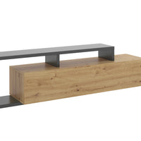 KRAME TV asztal, 165x46,8x40, grafit/nordic -  - 0