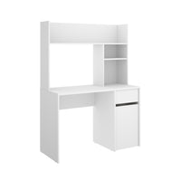 BALI íróasztal polccal, 110,3x152,2x50,2, fehér -  - 0