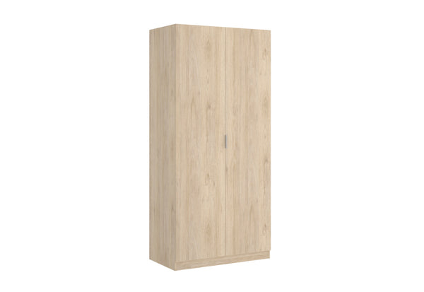 ESSEN ruhásszekrény, 81x184x52, barna -  - 0