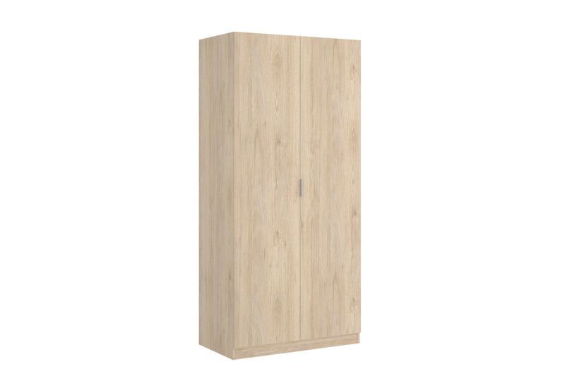 ESSEN ruhásszekrény, 81x184x52, barna -  - 0