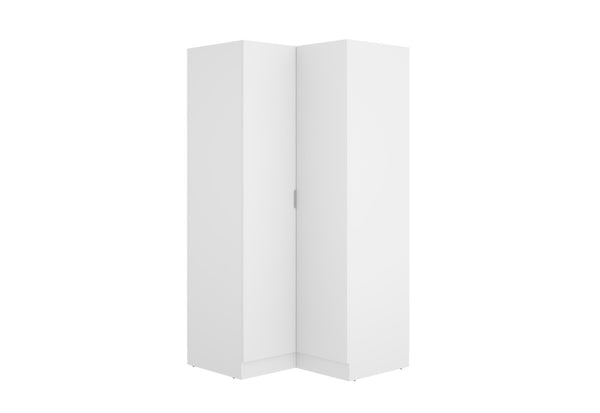 ESSEN nyitott sarokszekrény, 91x184x93, fehér -  - 0