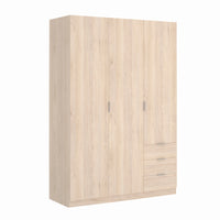 ESSEN 2 szekrény, 121x184x52, természetes -  - 0