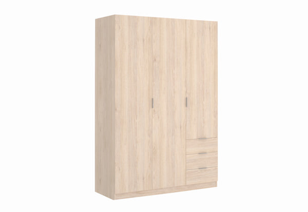 ESSEN 2 szekrény, 121x184x52, természetes -  - 0