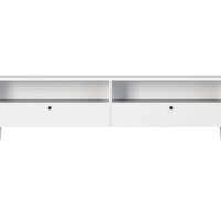 DEMONA TV asztal, 200x58x40, fehér -  - 0