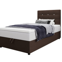 KING P kárpitozott boxspring ágy + fedőmatrac, 80x200, cosmic 800 -  - 0