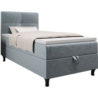 TIKKA kárpitozott boxspring ágy, 80x200, monolith 72 -  - 0