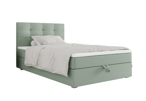 FANO P kárpitozott boxspring ágy + fedőmatrac, 100x200, cosmic 16 -  - 0