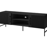 RAFTIS TV asztal, 152x55x42, fekete -  - 0