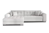 PALERMO ágyazható sarok ülőgarnitúra, 294x80x196 cm, soft 017/white, balos -  - 0