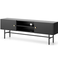 DIMANO TV asztal, 155x52x35, fekete -  - 0