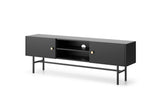 DIMANO TV asztal, 155x52x35, fekete -  - 0