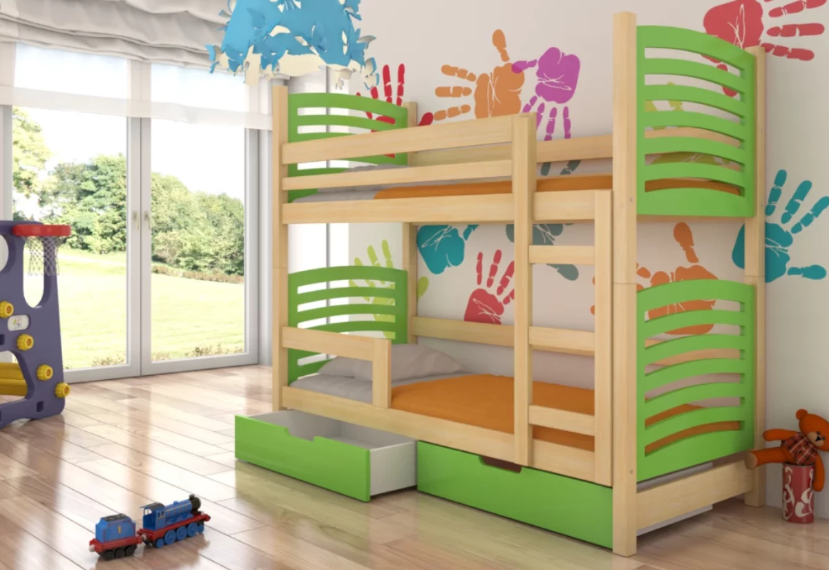 Az emeletes ágyak előnyei és hátrányai a gyermekek számára