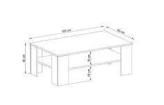Konferenční stolek FRESH L103
