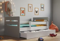 Dětská postel JERY II+ matrace + úložný prostor