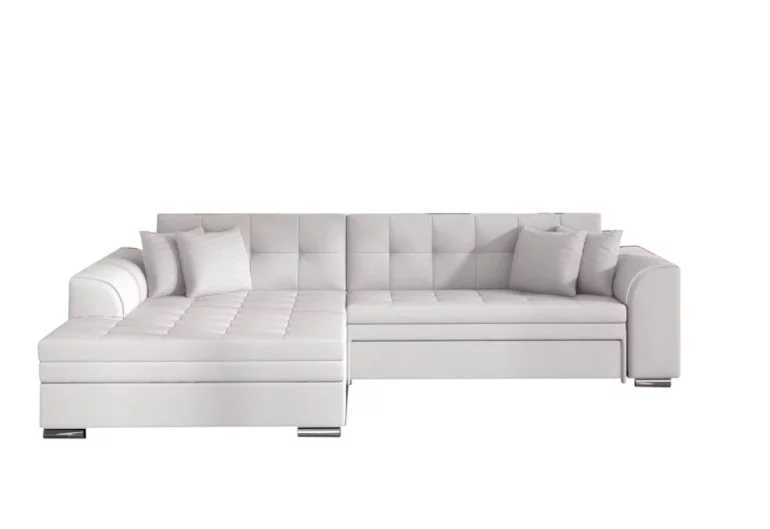 PALERMO ágyazható sarok ülőgarnitúra, 294x80x196 cm, soft 017/white, balos
