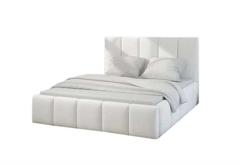HEDVIKA kárpitozott ágy, 140x200 cm, soft 17