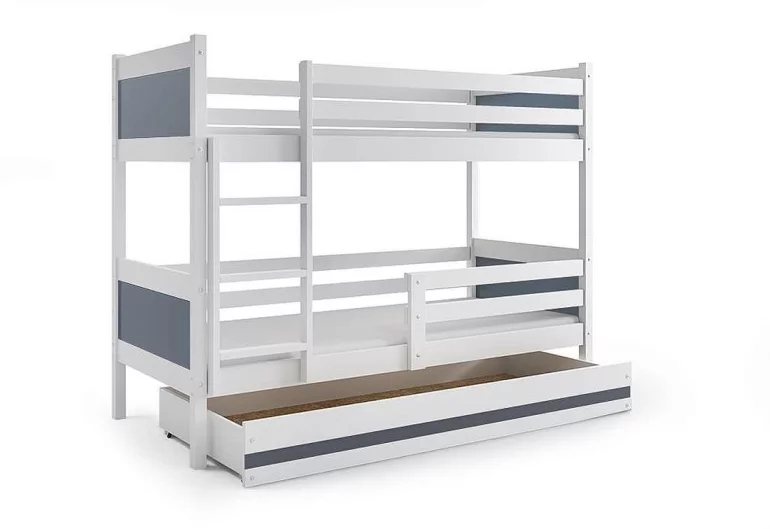 BALI 2 emeletes ágy ágyneműtartóval + AJÁNDÉK matrac + ágyrács