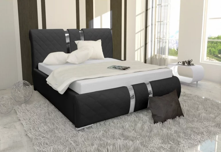 DINA kárpitozott ágy matraccal, 180x200