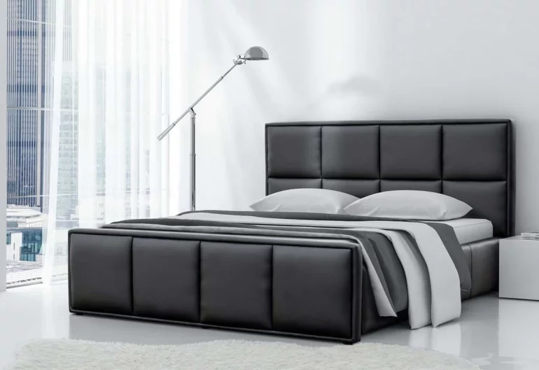 BORIS kárpitozott ágy matraccal, 120x200