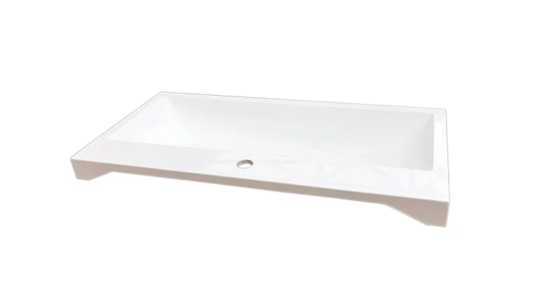 KOLI mosdó fürdőszobaszekrényhez, 80x6x40 cm, fehér