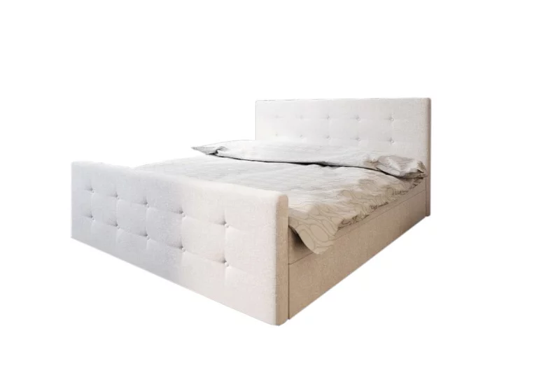 BAILANDO 1 kárpitozott ágy matraccal, ágyráccsal