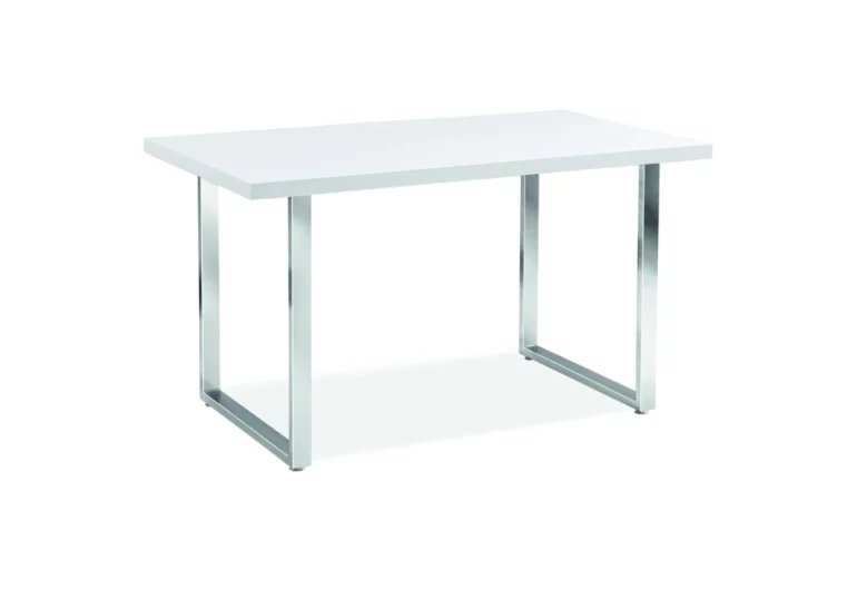GIN étkező asztal, 75x80x130, fehér