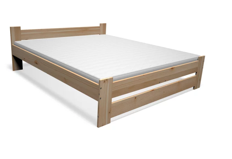 STUDENT tömörfa ágy + matrac + ágyrács AJÁNDÉK, 120x200 cm