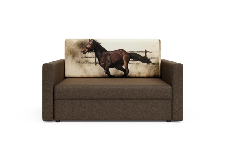 CLUSO ágyazható kanapé, 136x85x98 horse/sawana 25